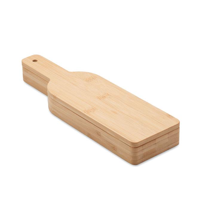 MidOcean Vinovault Set Bamboo Bottle Wine Set