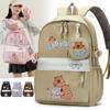 Capybara Backpack Students School Bag Cartoon Bookbag Laptop Travel Rucksack Outdoor Boy Girl Gifts