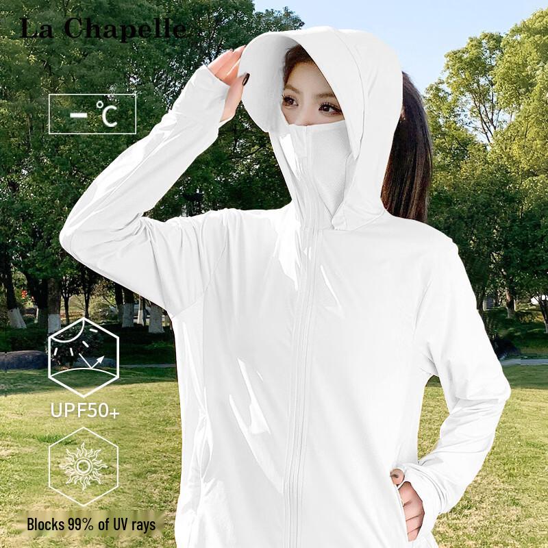 La Chapelle Women's Ice Silk UV Protection Hooded Sun Jacket