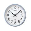 Office KS265S Clock, Type, Radio-Controlled, Analog, Silver,