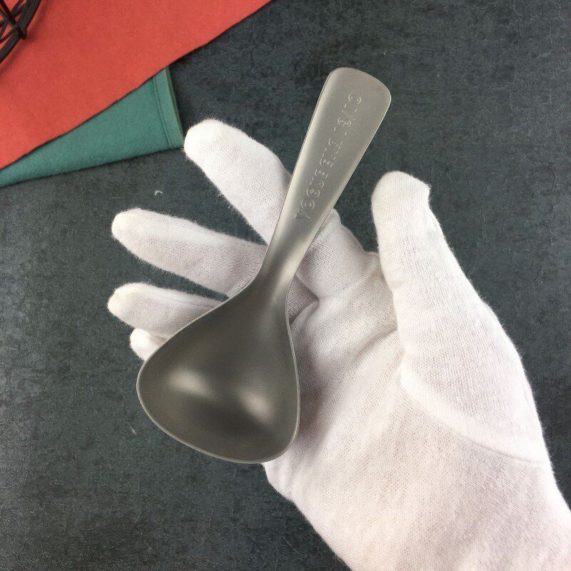 

Trendy Cute Retro Gold-Colored Small Soup Spoon, Deep Spoon, Measuring Spoon, Coffee and Tea Spoon, 18-10 Stainless Steel Spoon (0834) 1 Retro Gray Spoon