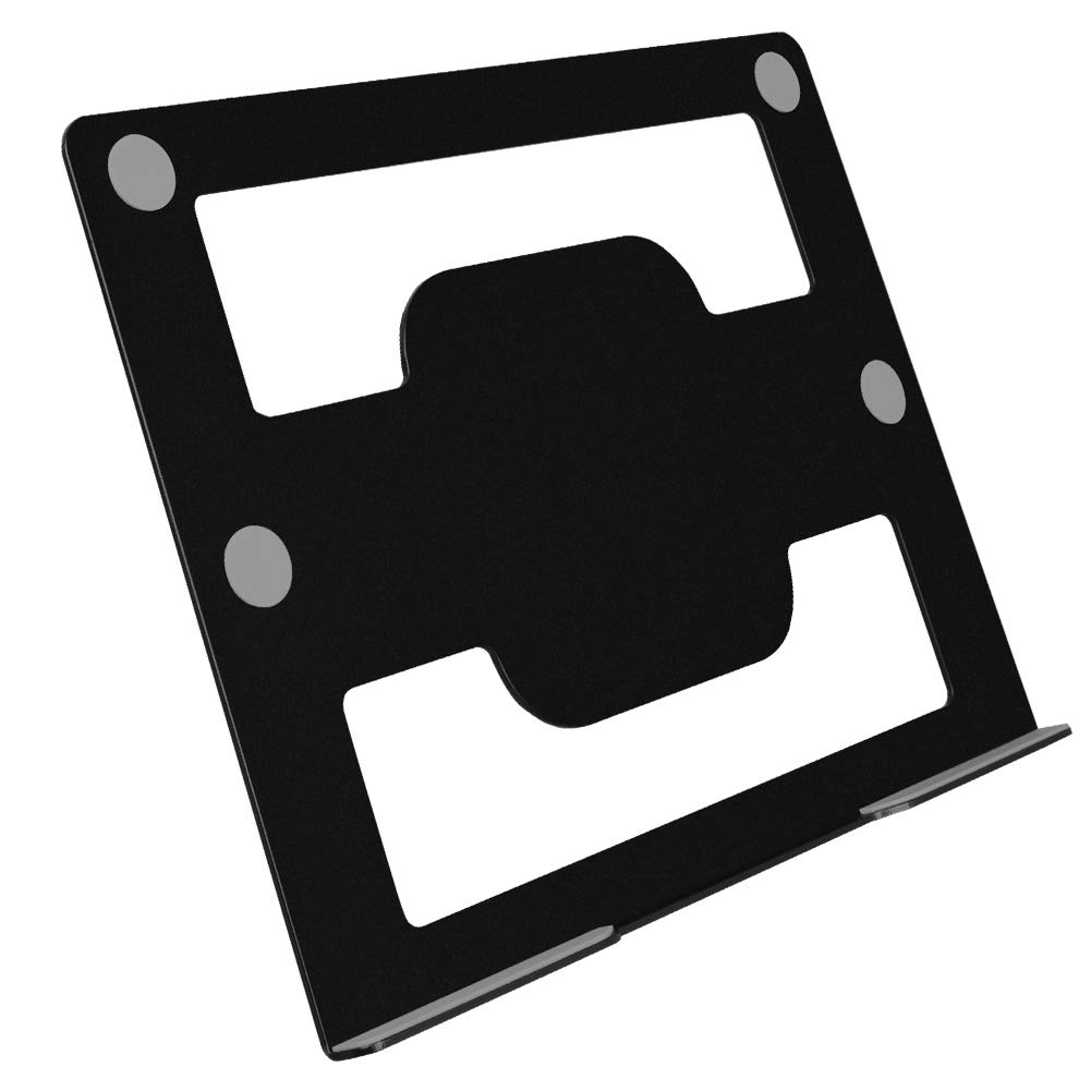 ZepSon Laptop Arm Mount Steel Notebook VESA Compatible with Monitor Arms and Mounting Fits Up To Monitors Tray, Holder, 7575mm Holes, Non-Slip
