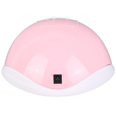 Digital Nail Dryer 24pcs Light Chips 48W Portable Multi Mode USB LED Manicure Lamp Pink