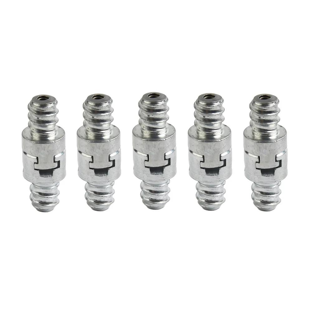 20pcs 16mm Spring Male And Female Join Connector For Electric Pipe Dredge Machine Male And Female Connector Pipeline Adapter