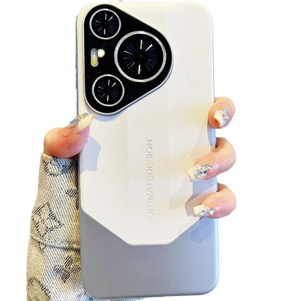Kompatibel mit Huawei PURA70Pro Handyhülle, Lederbeschichtetes Mate70, All-inclusive Objektiv, Nova13