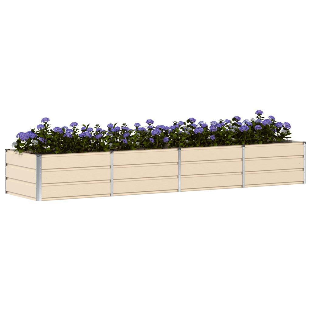 Ivory Planter Box 320 X 80 X 45 Cm Steel