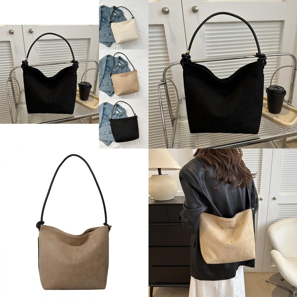 Fashionable Canvas Tote Bag 2023 Winter Trendy Large Capacity Shoulder Bag