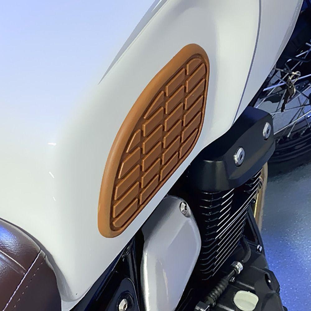 Retro Motorcycle Tank Pad Anti-Slip Customization Fuel Tank Grip Universal Durable Gas Tank Protector Motorcycles Accessories