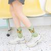 Ladies' Butterfly Printed Socks - Soft, Comfortable, and Trendy Candy Colors  Fashionable Street and Sports Socks, Suitable for All Seasons