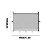 Doorway Gates for Pets Safety Folding Breathable Mesh Animals Barrier Fence Childproofing for Kitten puppy Toddler Living room