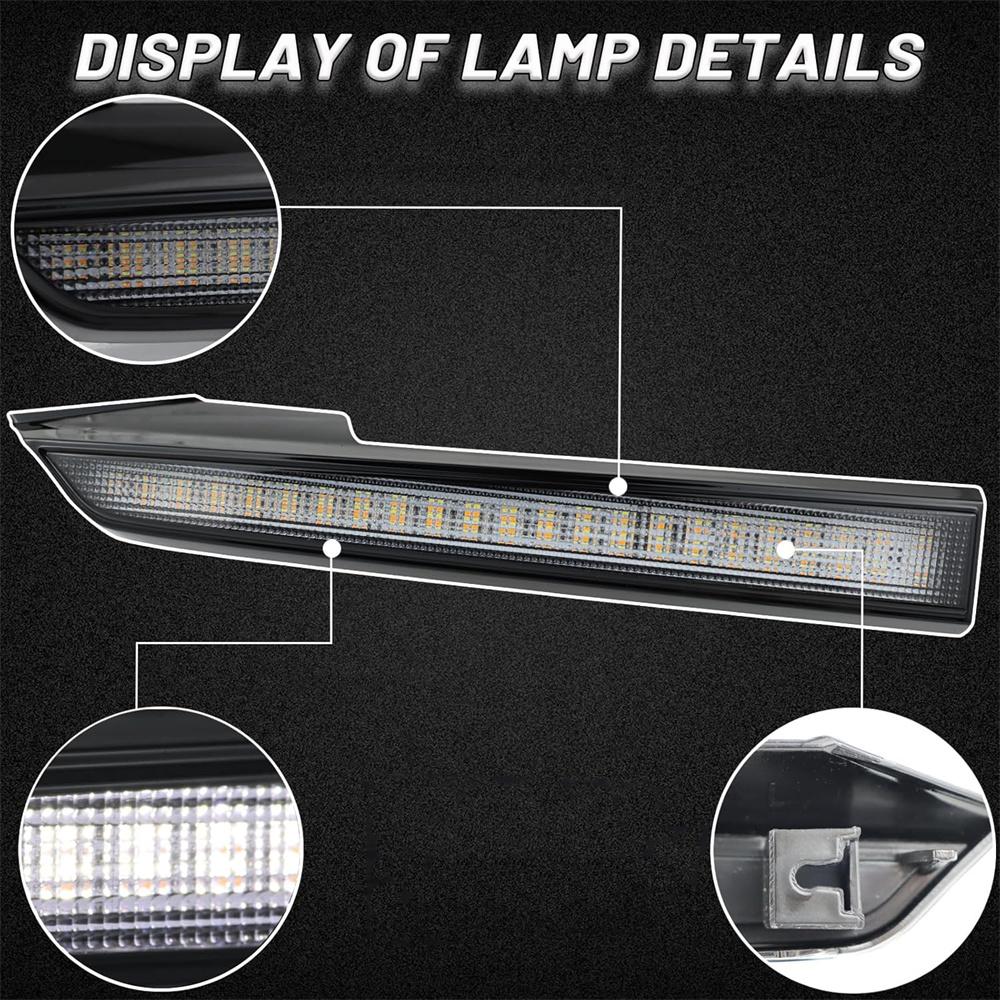Front Headlight LED Daytime Running Light DRL For Toyota Tacoma 2012-2015