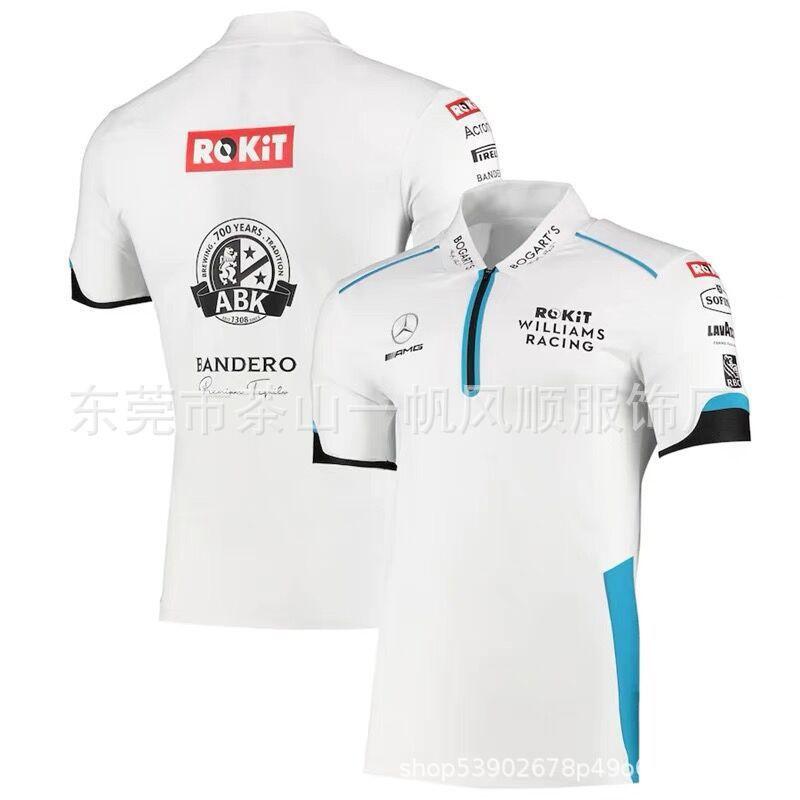 Unisex Off-Road Racing Polo Shirt Short Sleeve Collared T-Shirt Breathable Sporty Casual Fit