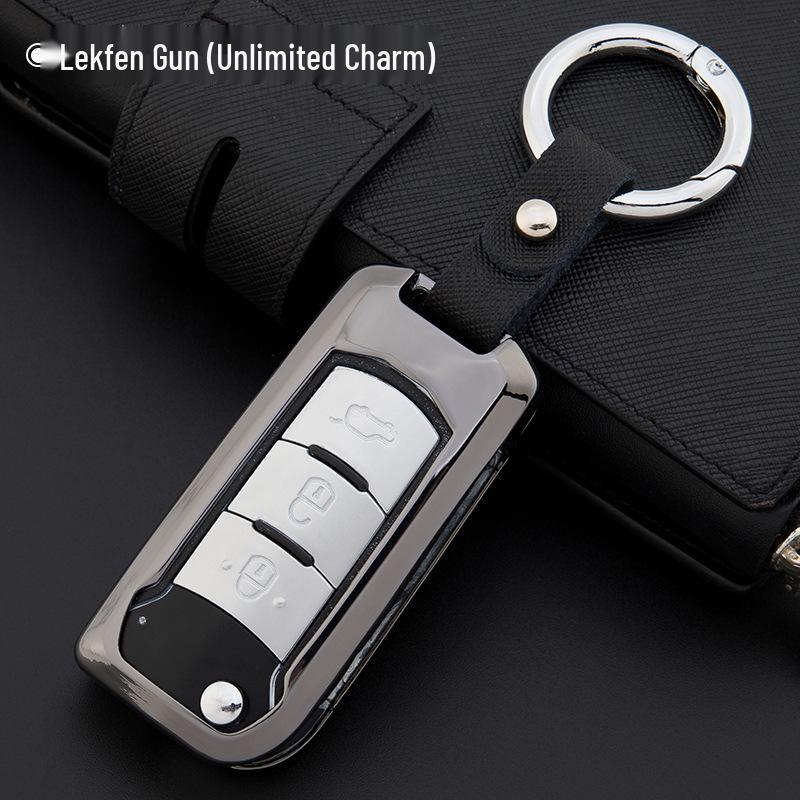 Compatible Metal Car Key Shell for 2017 GAC Trumpchi GS4, GA6, GA3, GS5