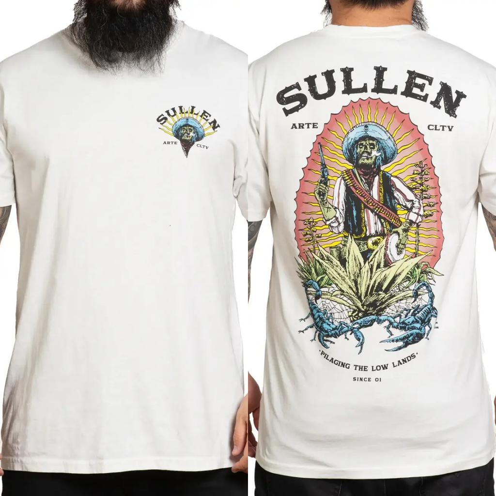 2026 Pop Sullen Clothing Graphic Cotton T-shirt Unisex Summer Short Sleeve Fashion Brand Tee Luxury Casual Vintage Tees