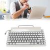 Clavier Mécanique 83 Touches Contrôle par Bouton Rotatif Touches Rondes Ergonomique Plug and Play 3 Modes Clavier Sans Fil pour Téléphone Ordinateur Portable