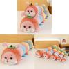 Colorful Long Plush Caterpillar For Kids Bedroom Comfort And Nap Support