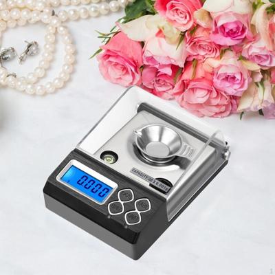 Digital Jewelry Scale Portable Milligram with Storage Pouch Weighing Tools for Home