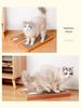 Sisal Corrugated Paper Cat Scratcher Rectangular Mouse Pattern Pet Claw Grinding Pad Kitten Self Play Toy For Indoor Household