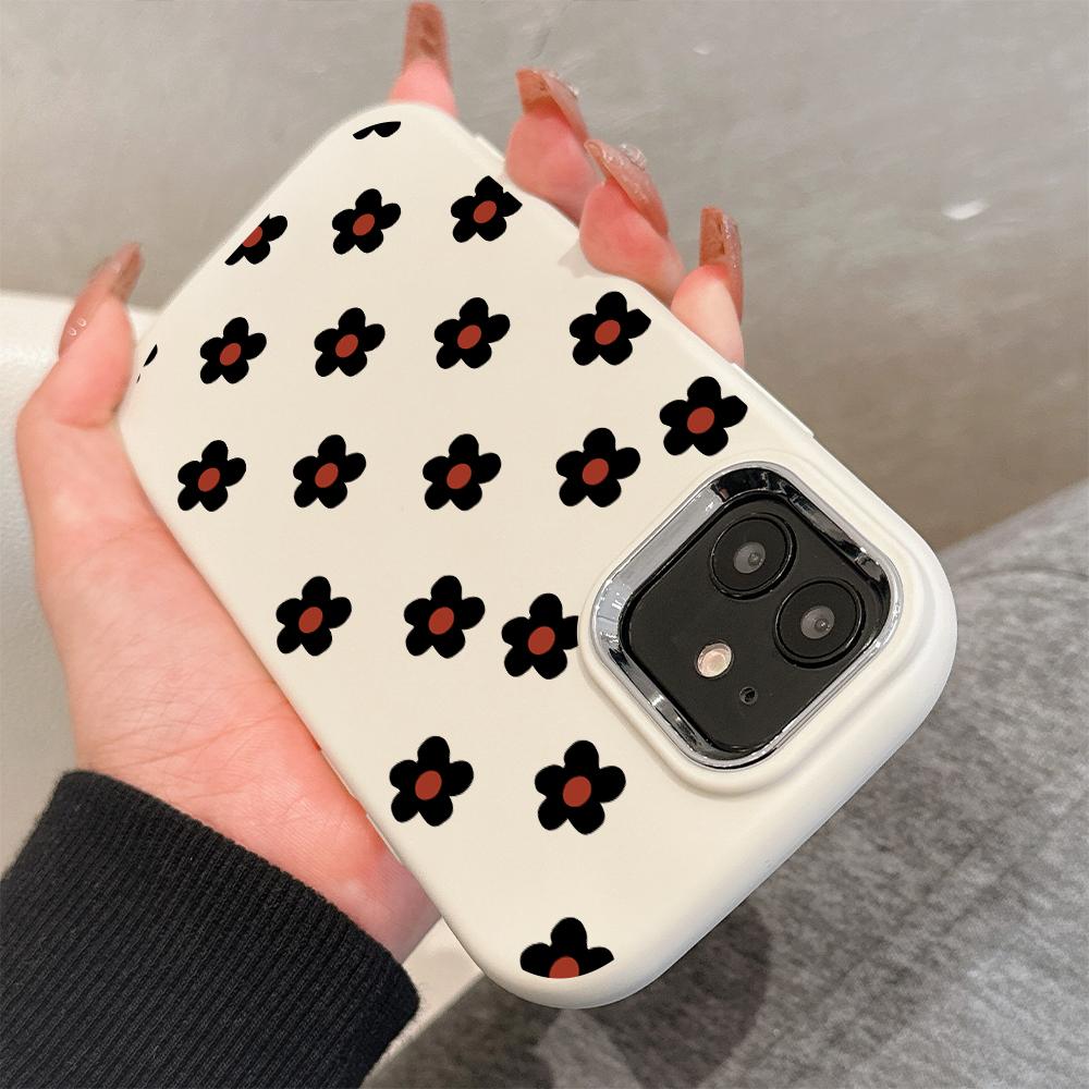 Einfarbige silberne Randlinse Fettgehäuse Weiche TPU-Flüssigsilikonabdeckung Stoßfeste Telefonhülle für Xiaomi Redmi Samsung