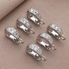 18K Gold Plated Zircon-Inlaid Openable Clasp for DIY Pearl Necklace Jewelry