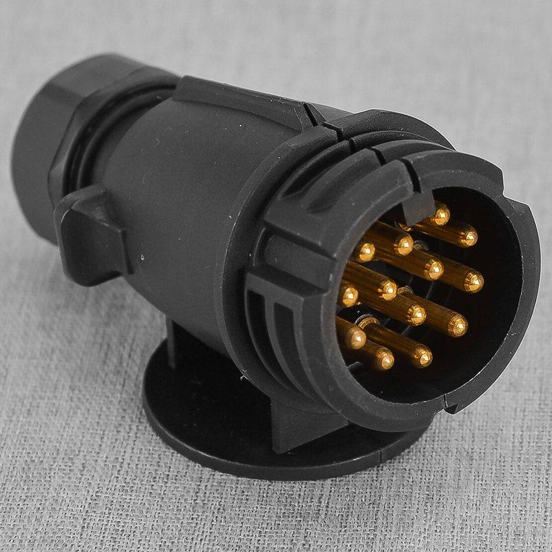 EU Standard 12V Electrical Trailer Caravan Wiring Harness Tow Bar Plug Connector Socket