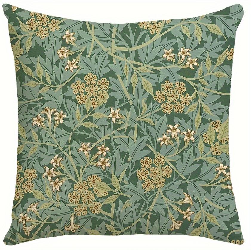1ks William Morris Květinový Povlak na Dekorační Polštář Vintage Květiny Dekorace na Povlak na Polštář, Obývací Pokoj Venkovní Povlak na Polštář