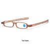 360° Rotating Foldable Anti-Blue Light HD Lightweight Reading Glasses for Elderly