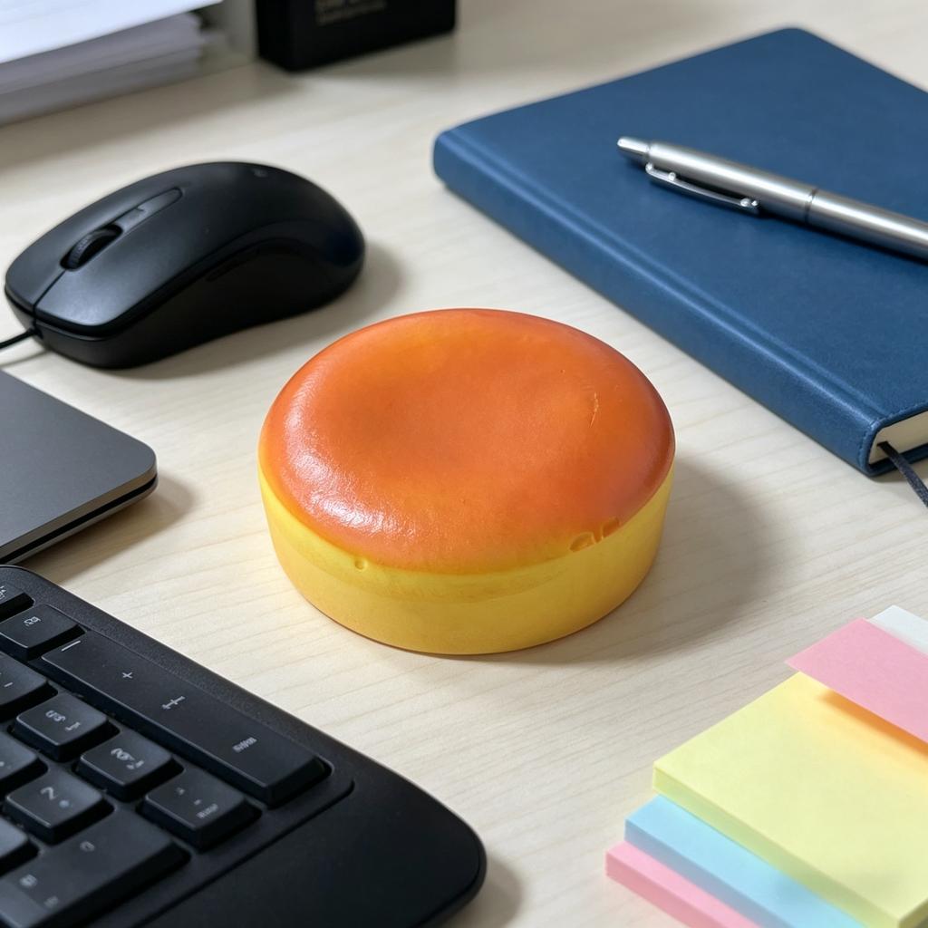 Big Milk Bun Squishy Slow Rising Soft Bread Stress Squeeze Anti Stress Anxiety Relief Fidget Toy