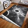 Black Planet Light Pattern Carpet for Bedroom Living Room Bedside Sofa Floor Mat Modern Home Decor Area Rug Luxury Gift