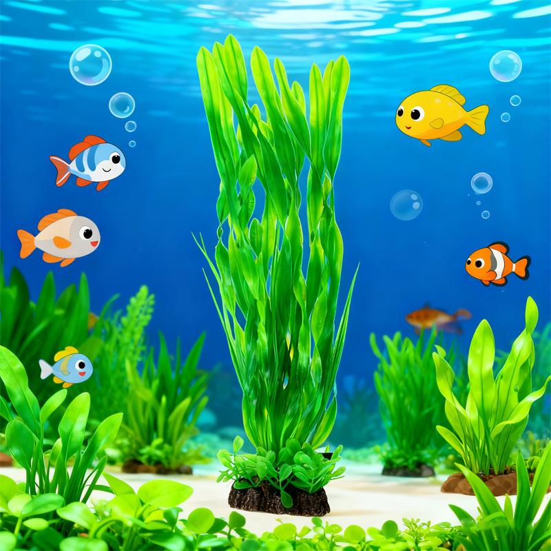 Artificial Aquarium Decor Plants Underwater Water Grass Aquatic Plastic Plants for Fish Tank Aquarium Landscape Decoration