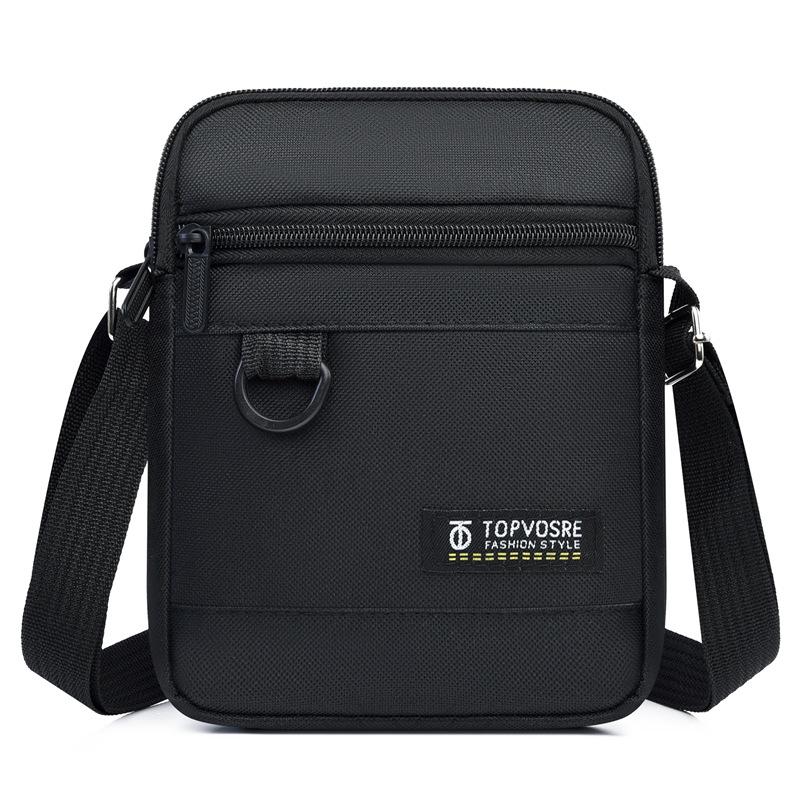 Portable Multifunctional Mobile Phone Bag New Outdoor Commuter Portable Shoulder Bag Vertical Casual Minimalist Men's Messenger Bag