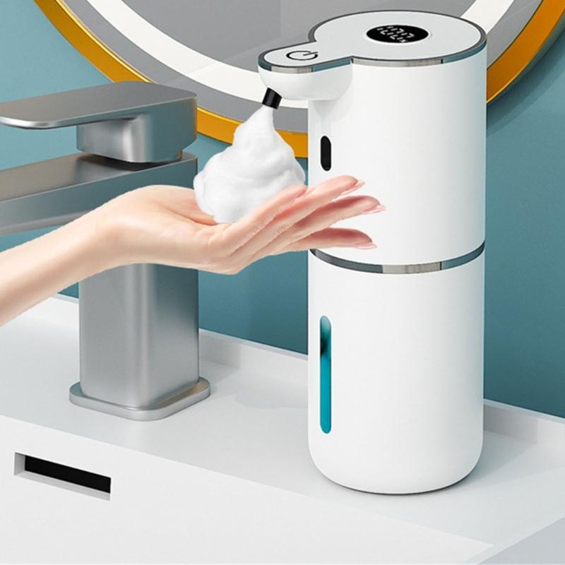 Automatic Hand Soap Dispenser Touchless Hand Washer Countertops 380ml Soap Dispenser for Home Restaurant Easy To Use