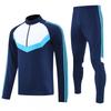 Men Women Sportswear Set Long Sleeve Half-Zip Quick Dry Training Top Pants Running Gym Fitness Winter