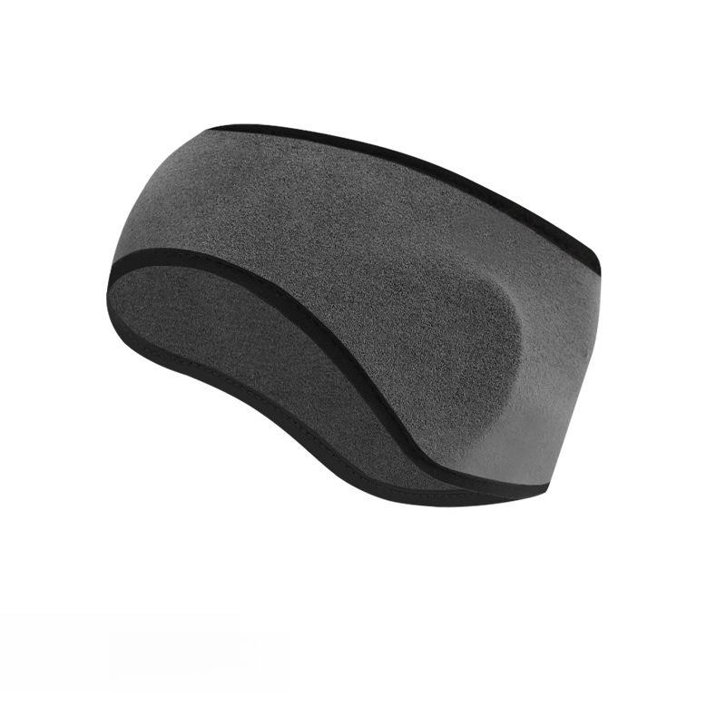 Winter Thermal Headband Ear Warmer Mask Button Design for Yoga Basketball Running Hiking Outdoor Sports Windproof Ear Cover