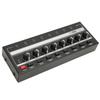 1/4" TRS Input/Output Stereo Headphone Amplifier 8-Channel Channel Line Mixer  Studio Recording