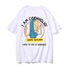 Ich bin Cornholio T-Shirt Beavis Gruselige Kunst Geschenk Herren T-Shirt Kurzarm Beavis und Butt Head T-Shirt Ich brauche T P für mein Arschloch T-Shirt