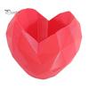 Love Heart Flowerpot Shape Planter Pot, 3D Printed Geometric PLA Plant Container Flowerpot, Cactus Succulents Plants Container, Gift for Valentine's