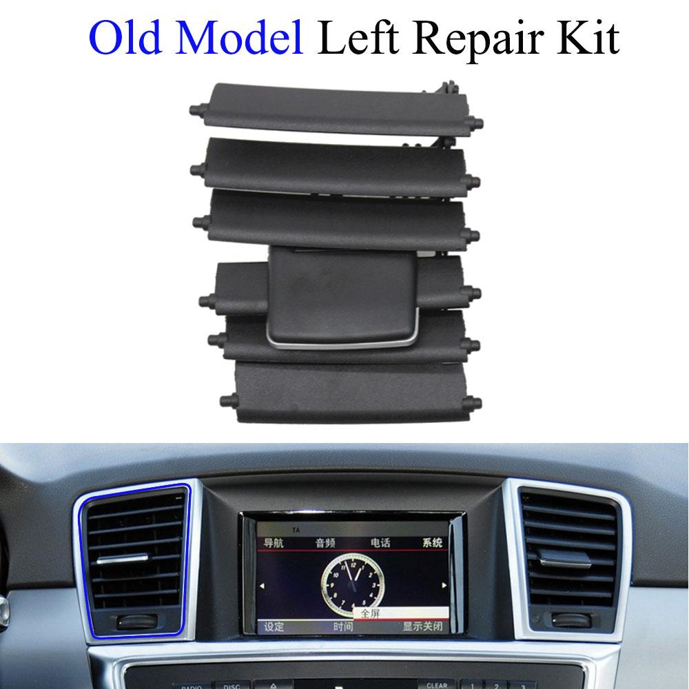 W166 W292 Kit de reparare a clemei de glisare a grilei de ieșire a aerului condiționat pentru tabloul de bord al mașinii pentru Mercedes Benz ML350 GL450 GLE