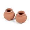 Flower Pots Grass 2Pcs Clay Plant Crafts Garden Wedding Ceramic Decoration