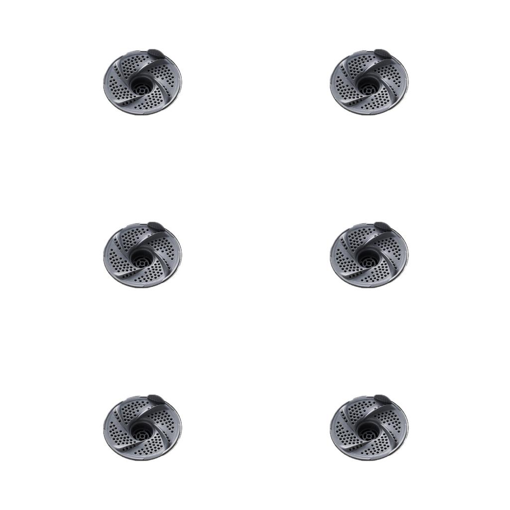 3/6/9/12Pcs Swirl Hair Catcher Bathroom Sink Strainer Kit Bathroom Anti-Clog Drain Filter Anti-hair Bug Proof Drain Cover