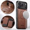 iPhone 17 Pro Max Flip Case: Card Slot, Magnetic Snap, Wireless Charging Stand, Leather 2-in-1 Design