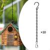 10Pcs Garden Hanging Chains Plant Hangers 9.45inch Length Bird Cage Chain Flower Basket for