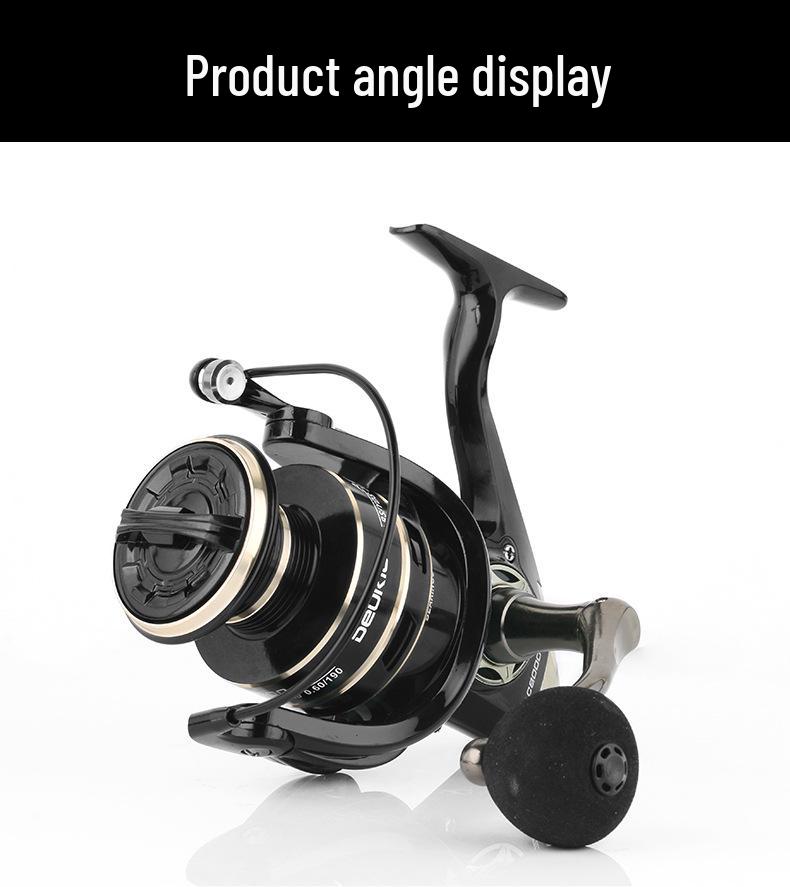 Dequ Sea Rod Spinning Fishing Reel with All-Metal Spool