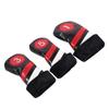 3Pcs Driver/Fairway Wood/Hybrid Club Head Cover Set Leather Golf-Club Headcovers Portable Golf Accessories for Women Men