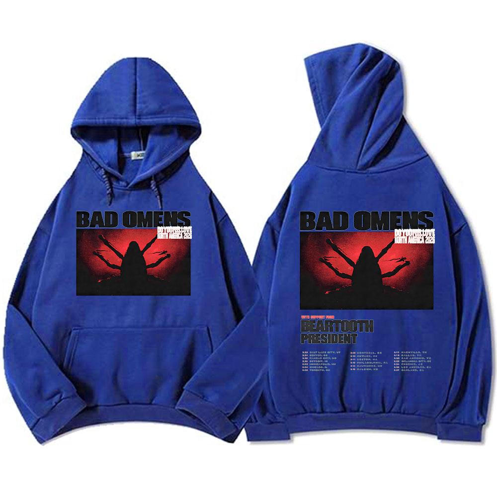

BAD OMENS Do You Feel Love Europe Tour Hoodies Rock Band Fashion Graphic Sweatshirts Long Sleeve Fleece Hooded Pullovers Unisex XXXL