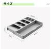 KR KITCHENRAKU Cutlery Case with Drawer, Cutlery Storage Box, Dish Tray, Extendable, Kitchen Storage Case, Small Item Storage, Kitchen Tools (Type 2)