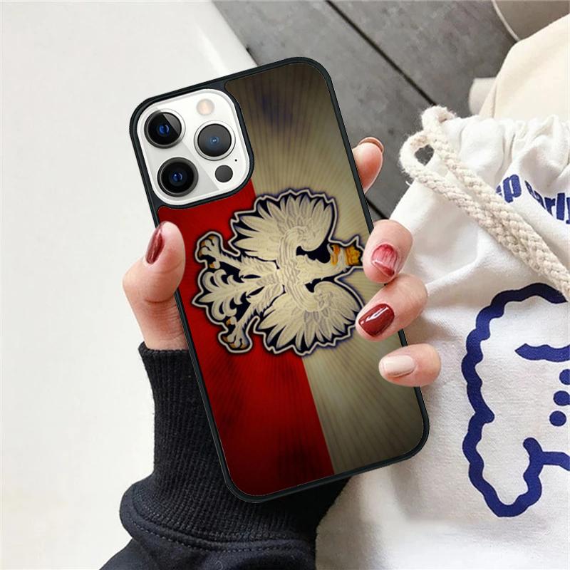 Poland Flag Phone Case For iPhone 17 Air 15 16 Cover 11 13 14 Pro Max 12 Plus Max Fundas
