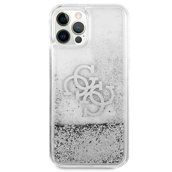 Guess Guhcp12Llg4Gsi Iphone 12 Pro Max6,7 Srebrny/Silver Hardcase 4G Big Liquid Glitter