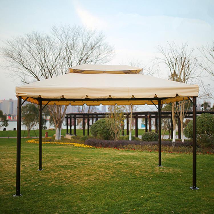 European Outdoor Gazebo Tent: Large, Four-Corner Awning for Courtyards and Carports