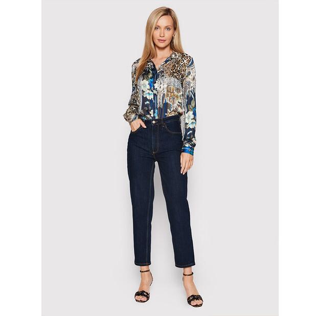 Джинсы Guess W2YA21 D4NH4 синий Tapered Leg